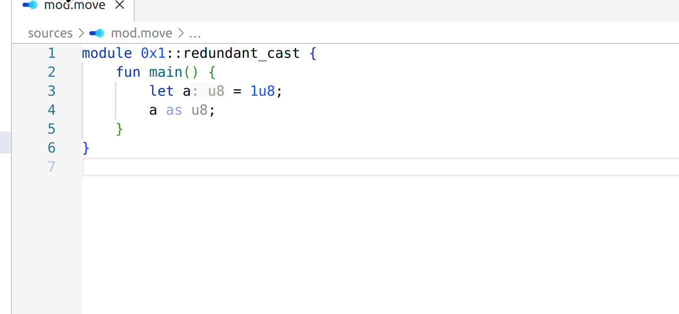 Conversión de tipo entero redundante