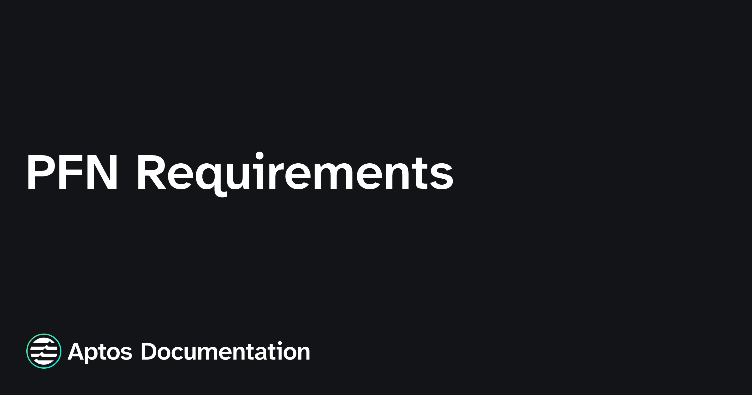 Pfn Check List.pdf PFN Requirements | Aptos Documentation